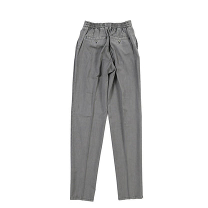 GTA “DAVIDE” ヴァージンウール100% ワンタックイージーパンツ / COMFORT FIT グレー 44 | GUARDAROBA MILANO OFFICIAL STORE