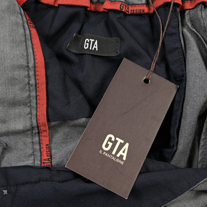 GTA “DAVIDE” ヴァージンウール100% ワンタックイージーパンツ / COMFORT FIT グレー 44 | GUARDAROBA MILANO OFFICIAL STORE