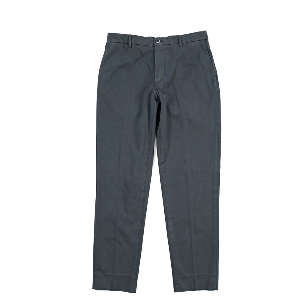 GTA “DAVIDE” リヨセル混コットン ノータックイージーパンツ / COMFORT FIT ネイビー 46 | GUARDAROBA MILANO OFFICIAL STORE