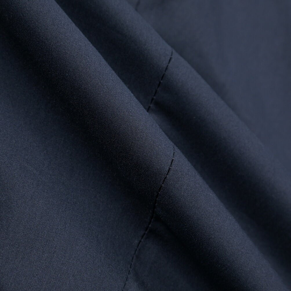 GTA “DAVIDE” ナイロン混コットン ノータックイージーパンツ / COMFORT FIT ネイビー 58 | GUARDAROBA MILANO OFFICIAL STORE