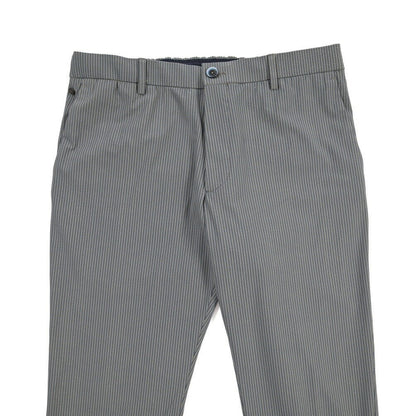 GTA “DAVIDE” ストレッチポリエステル ノータックドローコードパンツ / COMFORT FIT グレー 48 | GUARDAROBA MILANO OFFICIAL STORE