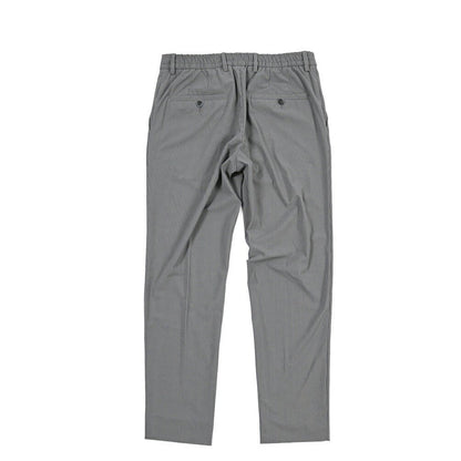 GTA “DAVIDE” ストレッチポリエステル ノータックドローコードパンツ / COMFORT FIT グレー 48 | GUARDAROBA MILANO OFFICIAL STORE