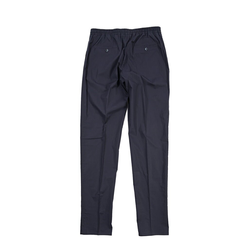 GTA “DAVIDE” ストレッチコットン ワンタックイージーパンツ / COMFORT FIT ネイビー 52 | GUARDAROBA MILANO OFFICIAL STORE