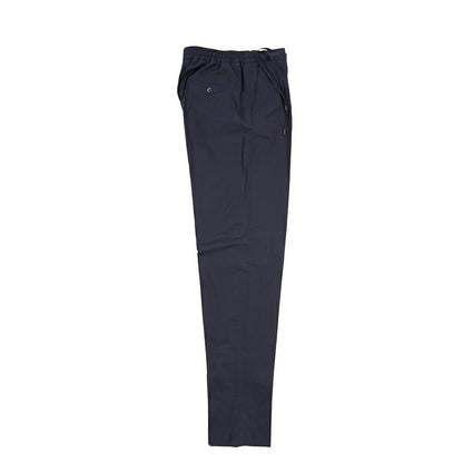 GTA “DAVIDE” ストレッチコットン ワンタックイージーパンツ / COMFORT FIT ネイビー 52 | GUARDAROBA MILANO OFFICIAL STORE