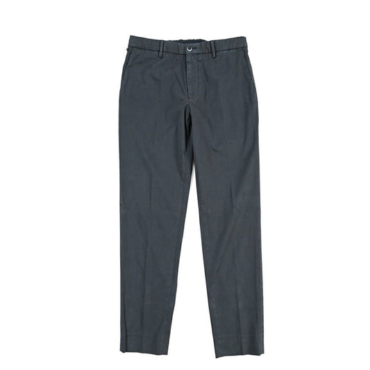 GTA “DAVIDE” リヨセル混コットン ノータックイージーパンツ / COMFORT FIT ネイビー 46 | GUARDAROBA MILANO OFFICIAL STORE
