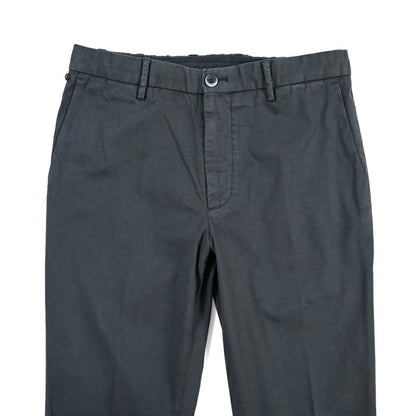 GTA “DAVIDE” リヨセル混コットン ノータックイージーパンツ / COMFORT FIT ネイビー 46 | GUARDAROBA MILANO OFFICIAL STORE