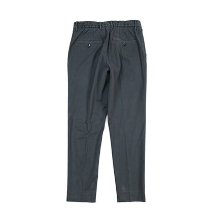 GTA “DAVIDE” リヨセル混コットン ノータックイージーパンツ / COMFORT FIT ネイビー 46 | GUARDAROBA MILANO OFFICIAL STORE
