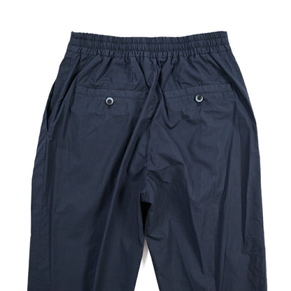 GTA “DAVIDE” ストレッチコットン ワンタックイージーパンツ / COMFORT FIT ネイビー 44 | GUARDAROBA MILANO OFFICIAL STORE