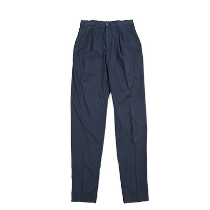 GTA “DAVIDE” ストレッチコットン ワンタックイージーパンツ / COMFORT FIT ネイビー 44 | GUARDAROBA MILANO OFFICIAL STORE