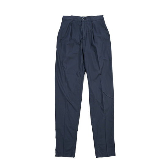 GTA “DAVIDE” ストレッチコットン ワンタックイージーパンツ / COMFORT FIT ネイビー 44 | GUARDAROBA MILANO OFFICIAL STORE