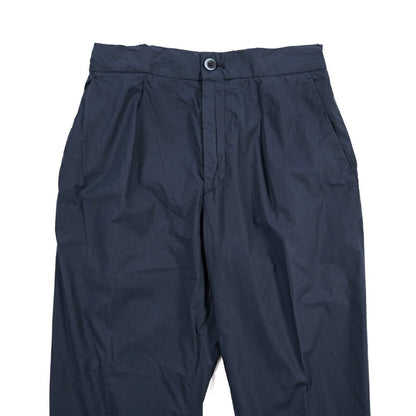 GTA “DAVIDE” ストレッチコットン ワンタックイージーパンツ / COMFORT FIT ネイビー 44 | GUARDAROBA MILANO OFFICIAL STORE