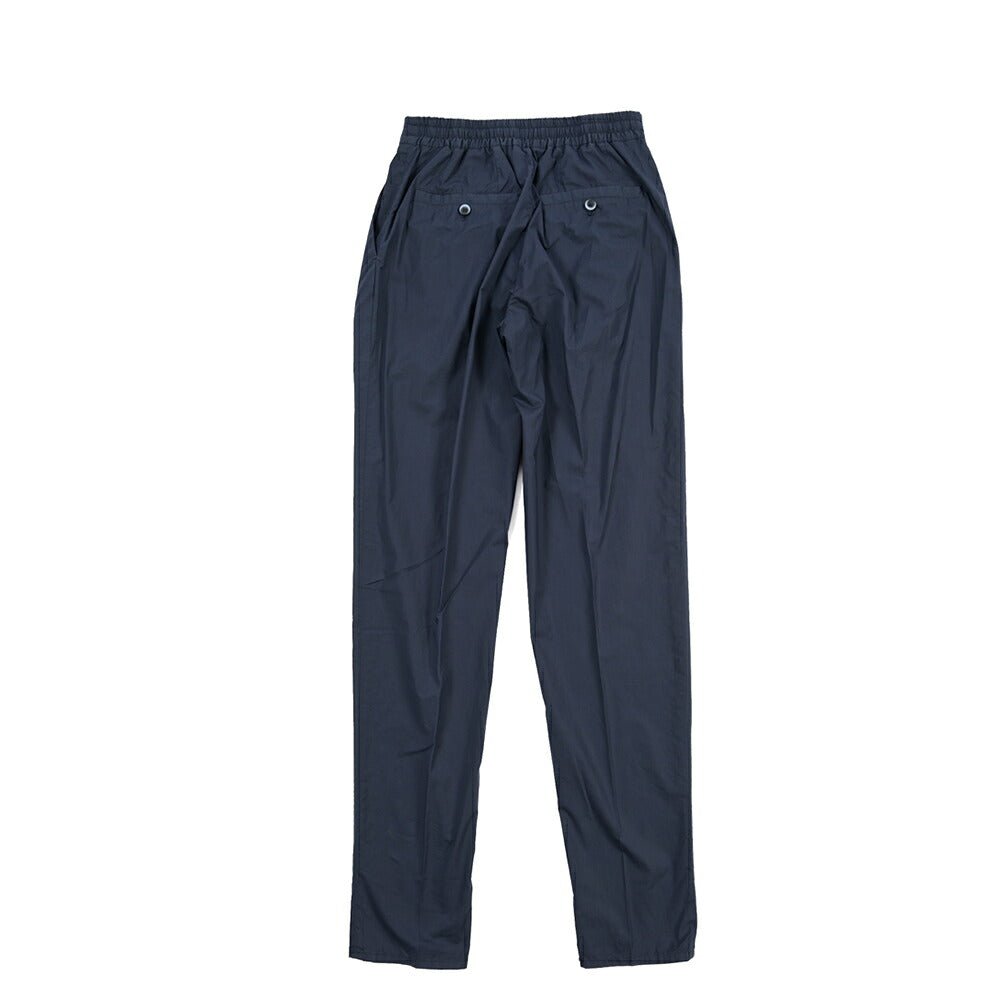 GTA “DAVIDE” ストレッチコットン ワンタックイージーパンツ / COMFORT FIT ネイビー 44 | GUARDAROBA MILANO OFFICIAL STORE