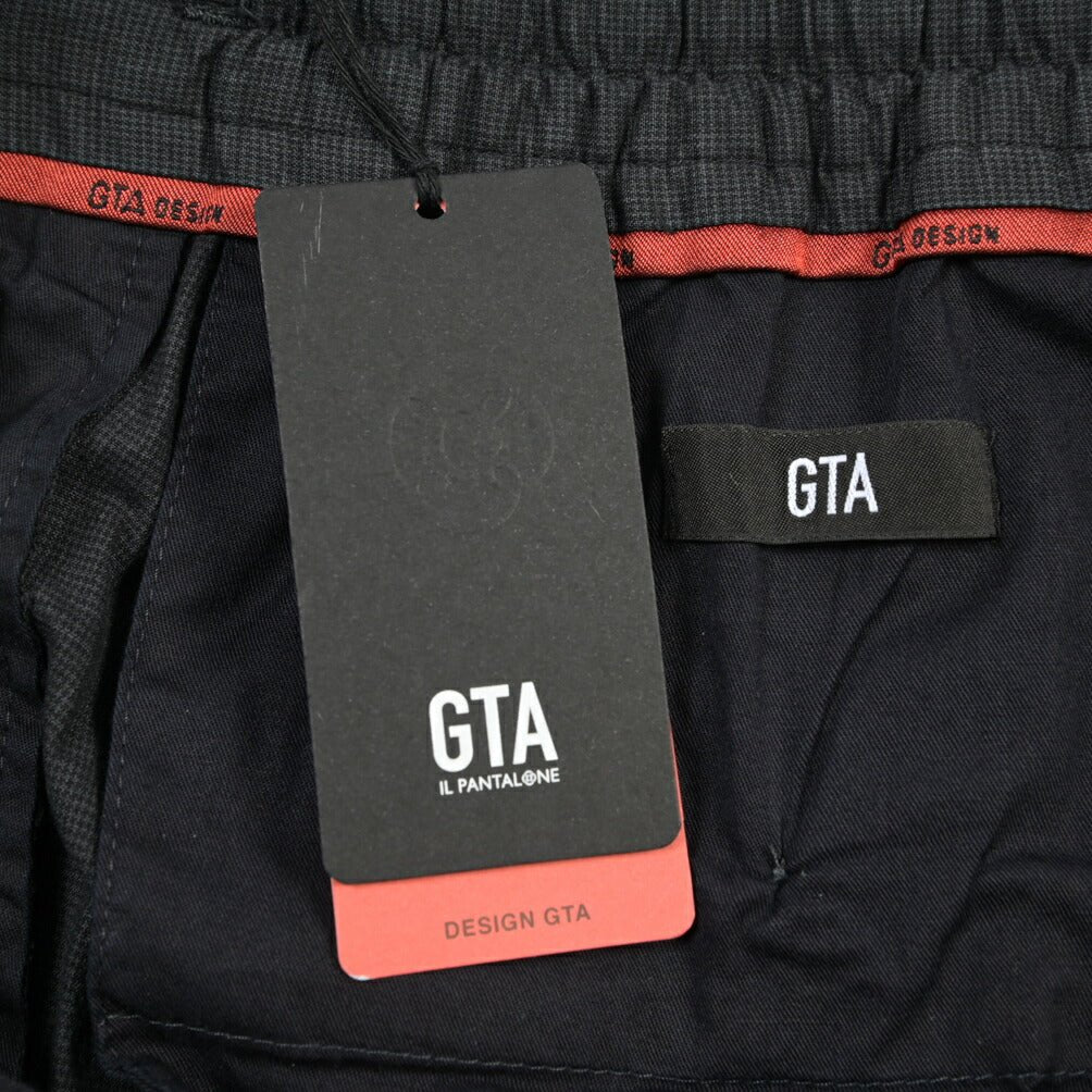 GTA “DAVIDE DE” リネン混コットン ノータックスラックス / REGULAR / メンズ ダークグレー 48 | GUARDAROBA MILANO OFFICIAL STORE