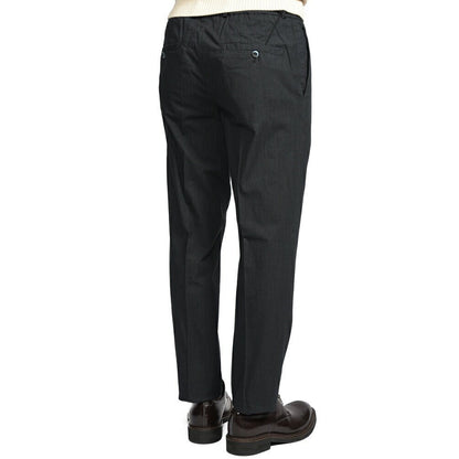 GTA “DAVIDE DE” リネン混コットン ノータックスラックス / REGULAR / メンズ ダークグレー 48 | GUARDAROBA MILANO OFFICIAL STORE
