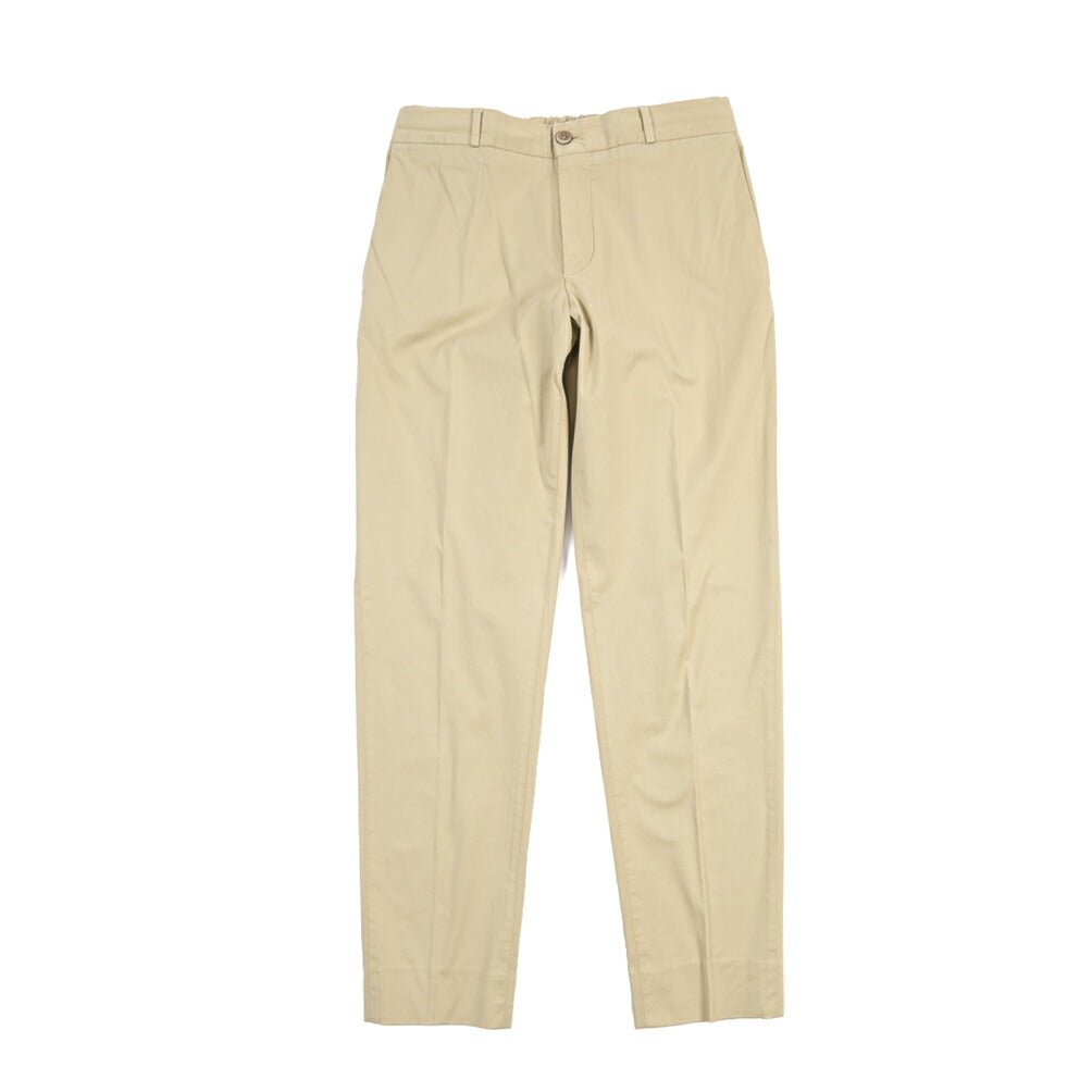 GTA “DAVIDE DE” リヨセル混コットン ドローコード付きイージーパンツ / REGULAR FIT ベージュ 46 | GUARDAROBA MILANO OFFICIAL STORE