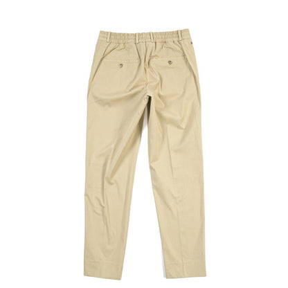 GTA “DAVIDE DE” リヨセル混コットン ドローコード付きイージーパンツ / REGULAR FIT ベージュ 46 | GUARDAROBA MILANO OFFICIAL STORE