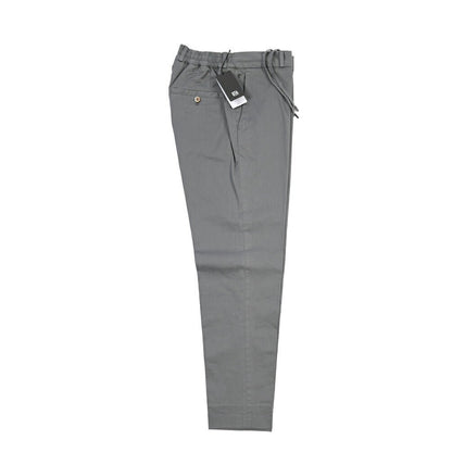 GTA “DAVIDE DE” リヨセル混コットン ドローコード付きイージーパンツ / REGULAR FIT グレー 44 | GUARDAROBA MILANO OFFICIAL STORE