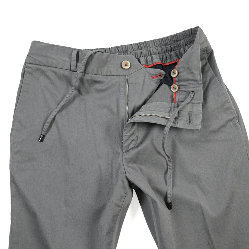 GTA “DAVIDE DE” リヨセル混コットン ドローコード付きイージーパンツ / REGULAR FIT グレー 44 | GUARDAROBA MILANO OFFICIAL STORE