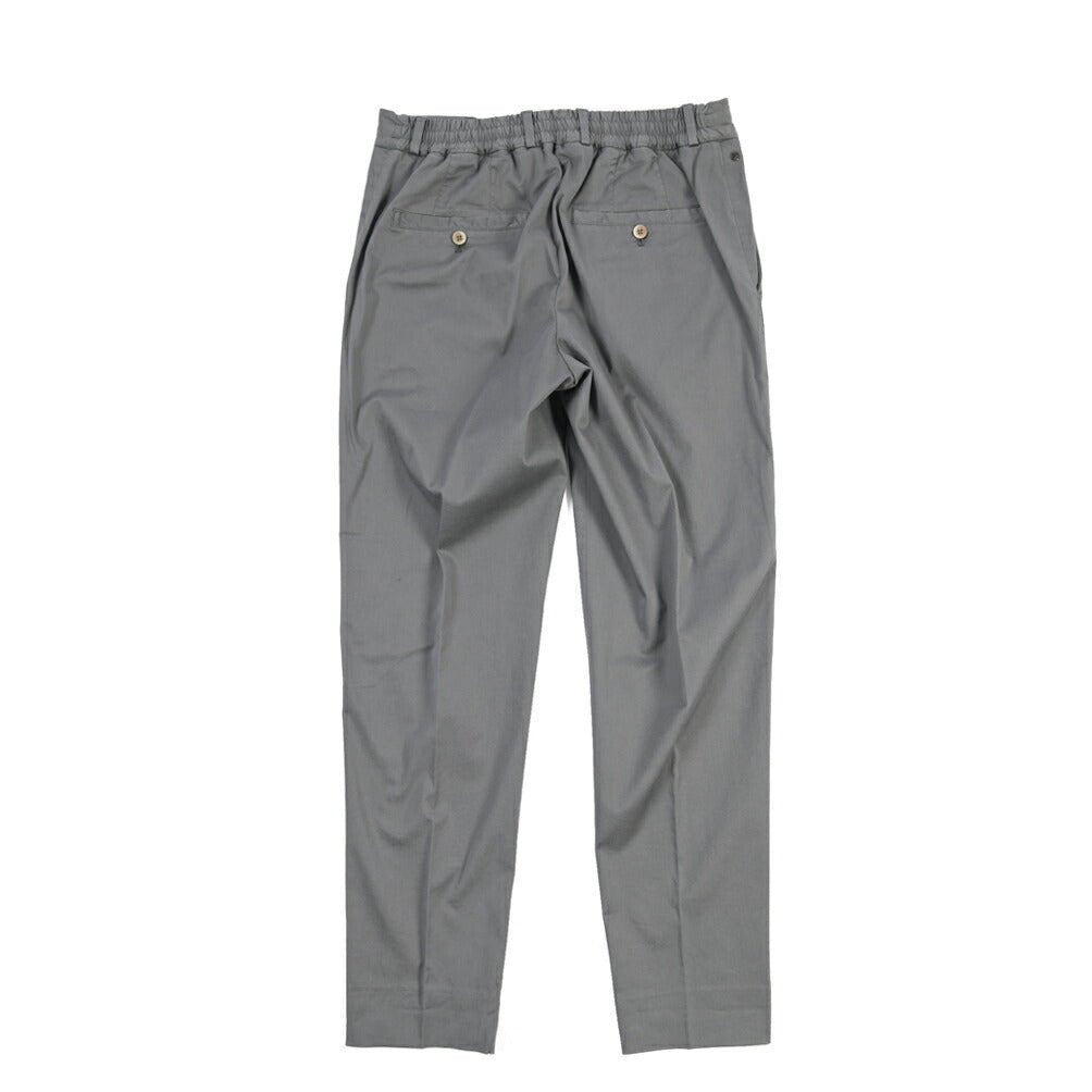 GTA “DAVIDE DE” リヨセル混コットン ドローコード付きイージーパンツ / REGULAR FIT グレー 44 | GUARDAROBA MILANO OFFICIAL STORE