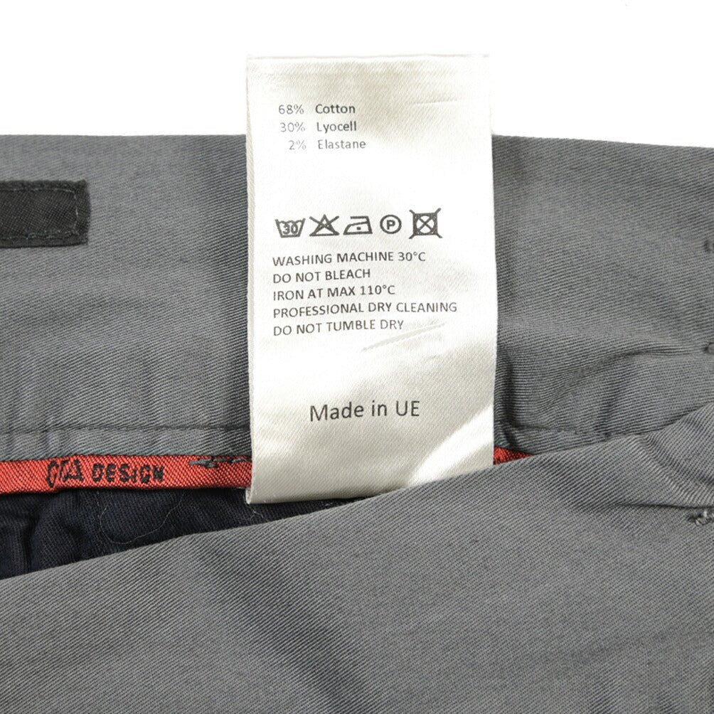 GTA “DAVIDE DE” リヨセル混コットン ドローコード付きイージーパンツ / REGULAR FIT グレー 44 | GUARDAROBA MILANO OFFICIAL STORE