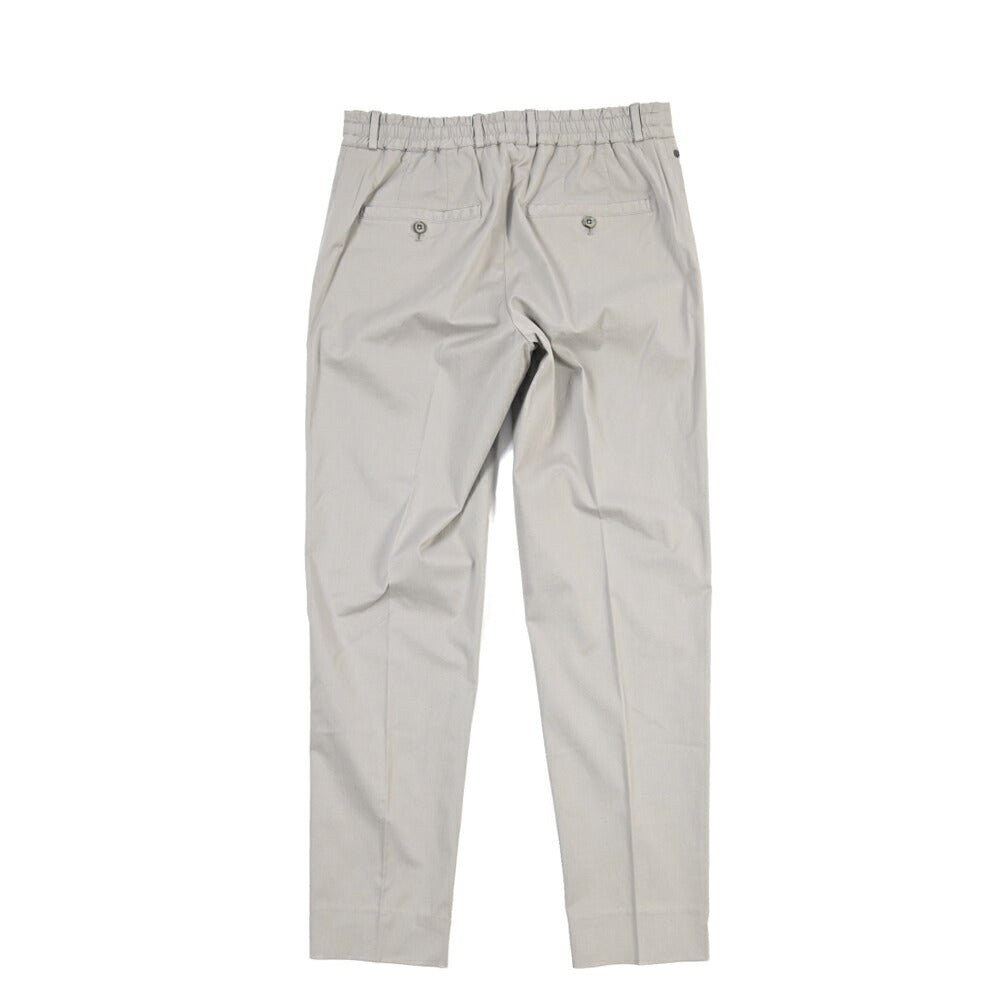GTA “DAVIDE DE” リヨセル混コットン ドローコード付きイージーパンツ / REGULAR FIT ライトグレー 44 | GUARDAROBA MILANO OFFICIAL STORE