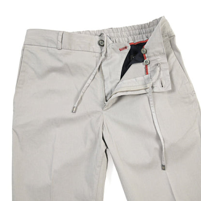 GTA “DAVIDE DE” リヨセル混コットン ドローコード付きイージーパンツ / REGULAR FIT ライトグレー 44 | GUARDAROBA MILANO OFFICIAL STORE