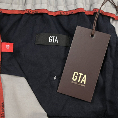 GTA “DAVIDE DE” リヨセル混コットン ドローコード付きイージーパンツ / REGULAR FIT ライトグレー 44 | GUARDAROBA MILANO OFFICIAL STORE
