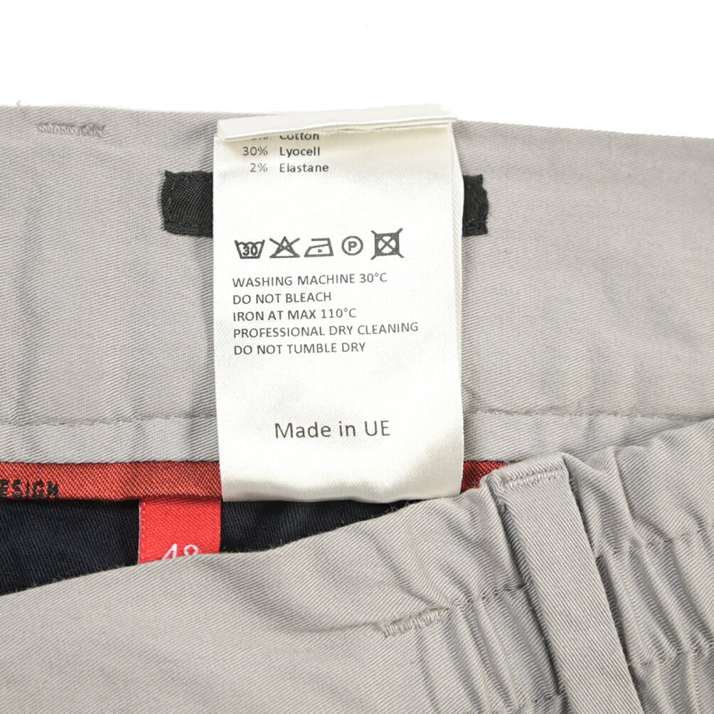 GTA “DAVIDE DE” リヨセル混コットン ドローコード付きイージーパンツ / REGULAR FIT ライトグレー 44 | GUARDAROBA MILANO OFFICIAL STORE