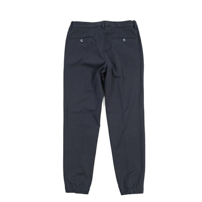GTA “DIEGO” ナイロン混コットン スリムフィットワンタックパンツ ネイビー 46 | GUARDAROBA MILANO OFFICIAL STORE