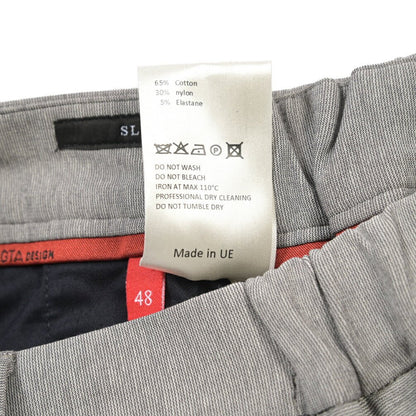 GTA “DIEGO” ナイロン混コットン スリムフィットイージーパンツ グレー 46 | GUARDAROBA MILANO OFFICIAL STORE