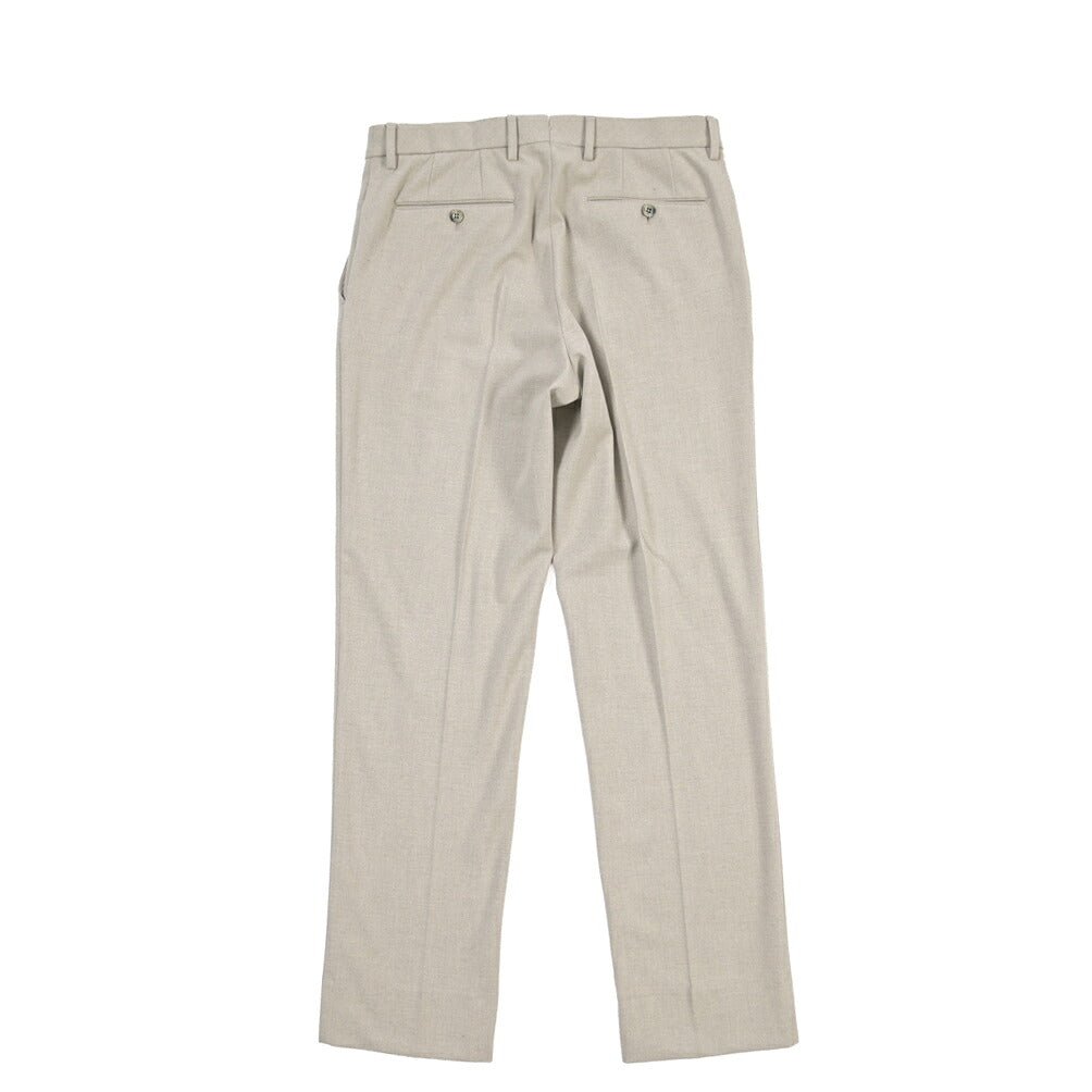 GTA “FEDERICO REGULAR” レーヨン混ポリエステル ノータックパンツ ベージュ 48 | GUARDAROBA MILANO OFFICIAL STORE