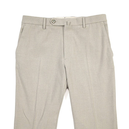GTA “FEDERICO REGULAR” レーヨン混ポリエステル ノータックパンツ ベージュ 48 | GUARDAROBA MILANO OFFICIAL STORE