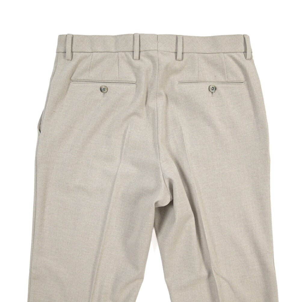 GTA “FEDERICO REGULAR” レーヨン混ポリエステル ノータックパンツ ベージュ 48 | GUARDAROBA MILANO OFFICIAL STORE