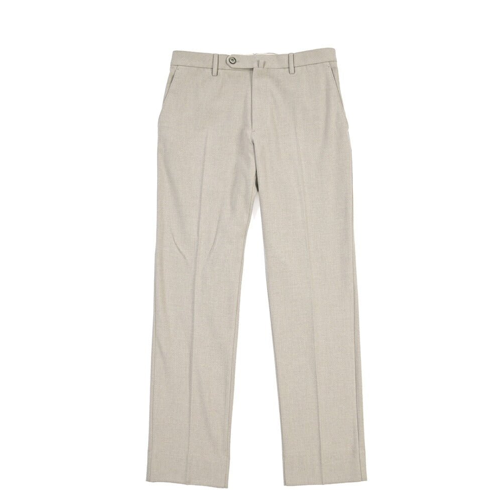 GTA “FEDERICO REGULAR” レーヨン混ポリエステル ノータックパンツ ベージュ 48 | GUARDAROBA MILANO OFFICIAL STORE