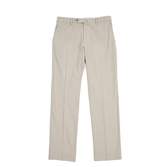 GTA “FEDERICO REGULAR” レーヨン混ポリエステル ノータックパンツ ベージュ 48 | GUARDAROBA MILANO OFFICIAL STORE