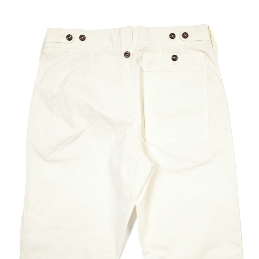 GTA “GIACOMO” ストレッチコットン ノータックカーゴパンツ / COMFORT / メンズ ホワイト 48 | GUARDAROBA MILANO OFFICIAL STORE
