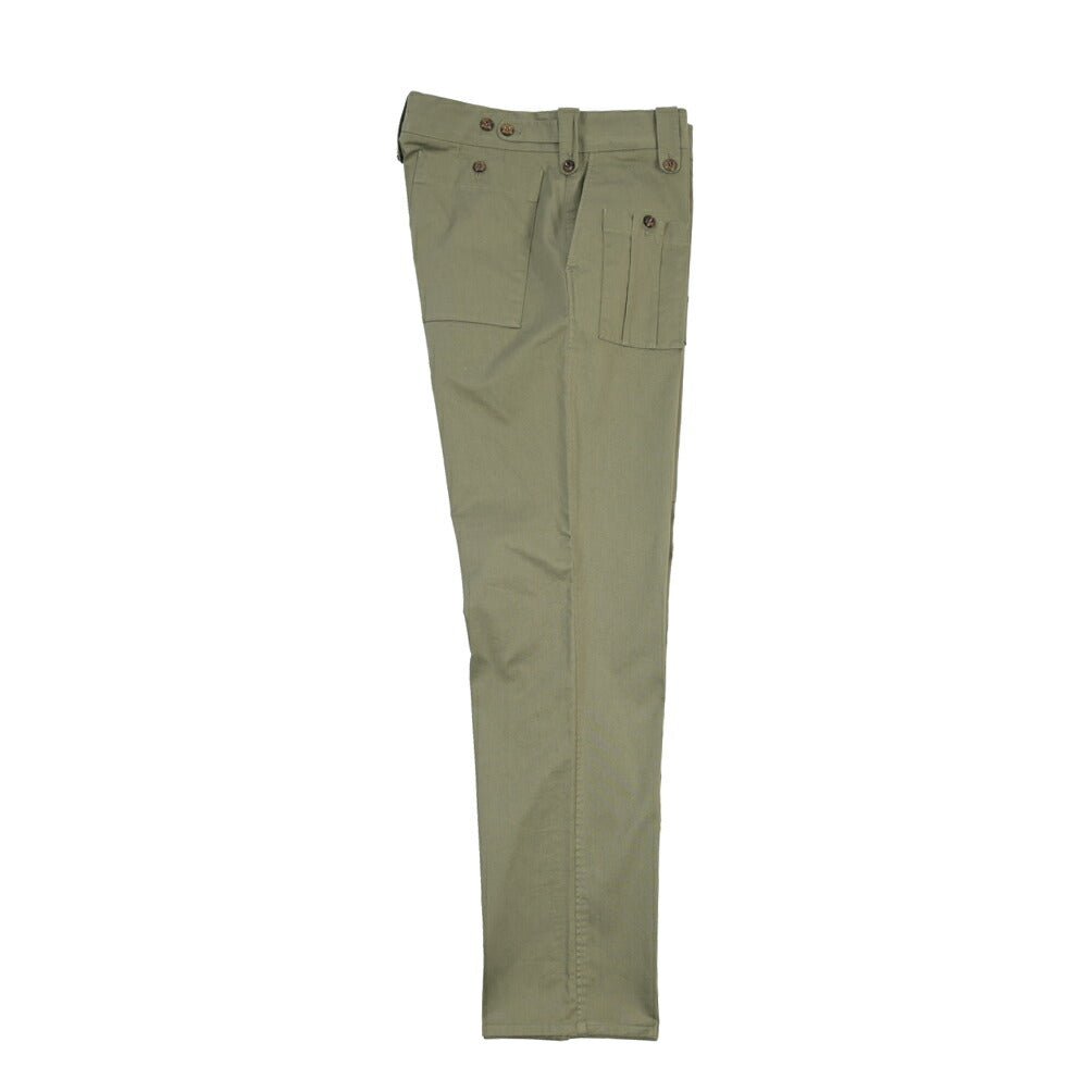 GTA “GIACOMO” ストレッチコットン ノータックカーゴパンツ / COMFORT FIT カーキグリーン 46 | GUARDAROBA MILANO OFFICIAL STORE