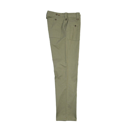 GTA “GIACOMO” ストレッチコットン ノータックカーゴパンツ / COMFORT FIT カーキグリーン 46 | GUARDAROBA MILANO OFFICIAL STORE