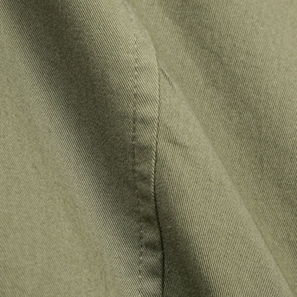 GTA “GIACOMO” ストレッチコットン ノータックカーゴパンツ / COMFORT FIT カーキグリーン 46 | GUARDAROBA MILANO OFFICIAL STORE