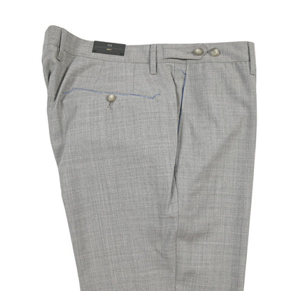 GTA “GIORGIO” ウール100% ノータックイージーパンツ / SLIM / メンズ グレー 50 | GUARDAROBA MILANO OFFICIAL STORE
