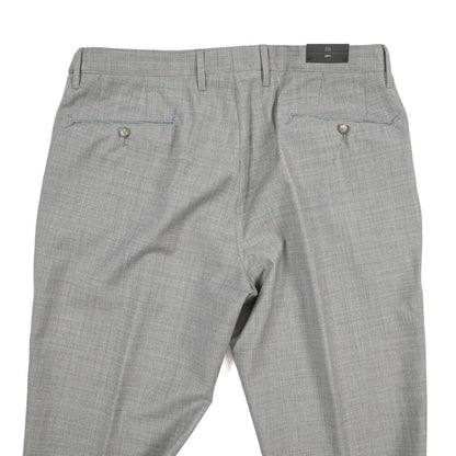 GTA “GIORGIO” ウール100% ノータックイージーパンツ / SLIM / メンズ グレー 50 | GUARDAROBA MILANO OFFICIAL STORE
