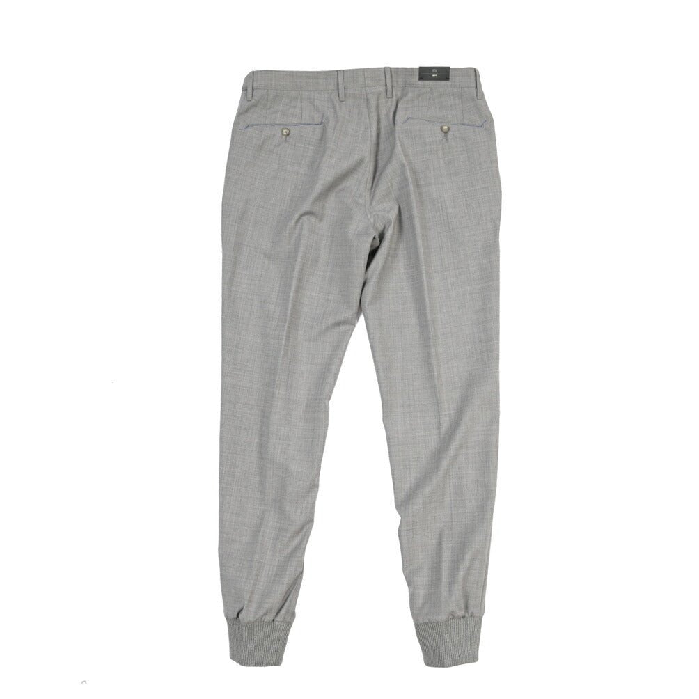 GTA “GIORGIO” ウール100% ノータックイージーパンツ / SLIM / メンズ グレー 50 | GUARDAROBA MILANO OFFICIAL STORE