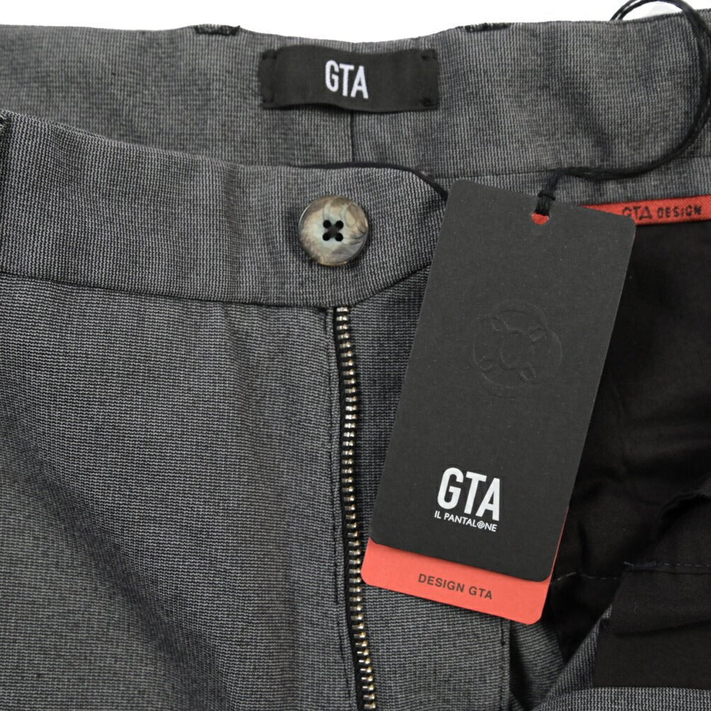 GTA “GIORGIO TECH” ナイロン混コットン スリムフィットイージーパンツ グレー 46 | GUARDAROBA MILANO OFFICIAL STORE