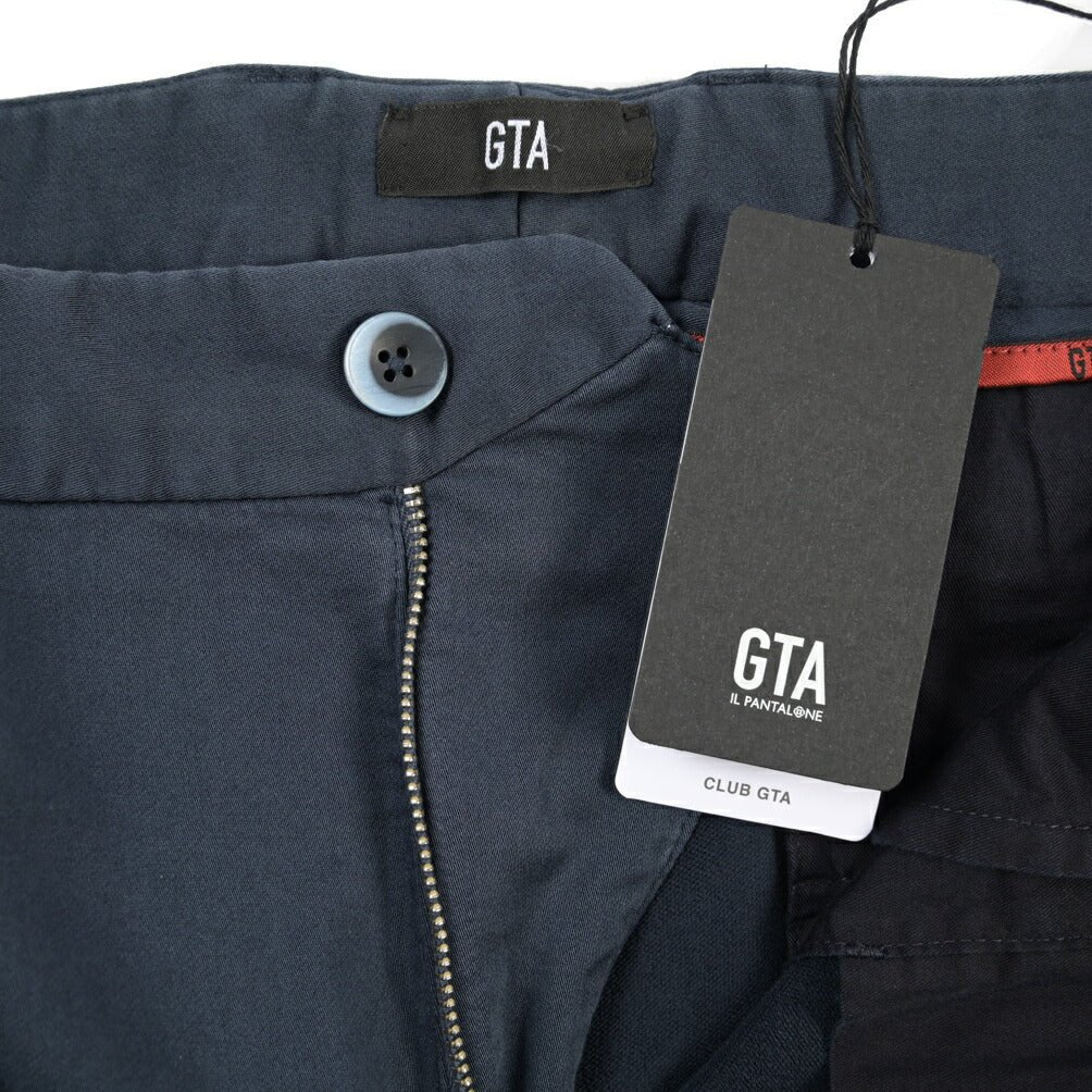 GTA “GIORGIO TECH” ストレッチコットン スリムフィットイージーパンツ ネイビー 46 | GUARDAROBA MILANO OFFICIAL STORE