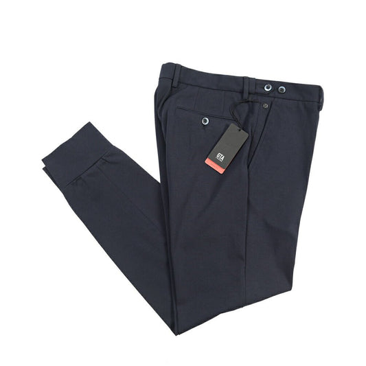 GTA “GIORGIO TECH” ナイロン混コットン スリムフィットイージーパンツ ネイビー 48 | GUARDAROBA MILANO OFFICIAL STORE