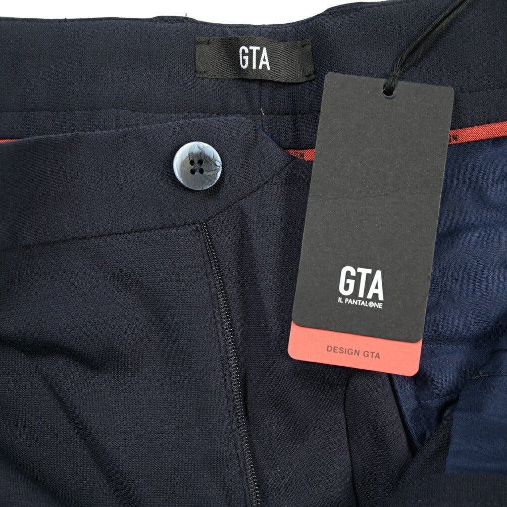 GTA GIORGIO TECH ナイロン混コットン スリムフィットイージーパンツ