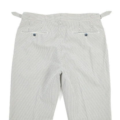 GTA “HERRICK” コットン100% シアサッカーパンツ / COMFORT / メンズ グレー 46 | GUARDAROBA MILANO OFFICIAL STORE