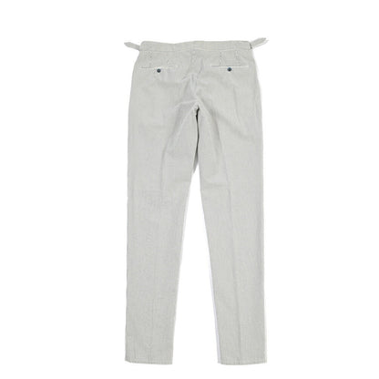 GTA “HERRICK” コットン100% シアサッカーパンツ / COMFORT / メンズ グレー 46 | GUARDAROBA MILANO OFFICIAL STORE