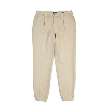 GTA “HERRICK JOG NEW” ストレッチコットン ワンタックジョガーパンツ / COMFORT / メンズ ベージュ 46 | GUARDAROBA MILANO OFFICIAL STORE