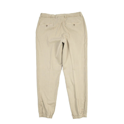 GTA “HERRICK JOG NEW” ストレッチコットン ワンタックジョガーパンツ / COMFORT / メンズ ベージュ 46 | GUARDAROBA MILANO OFFICIAL STORE